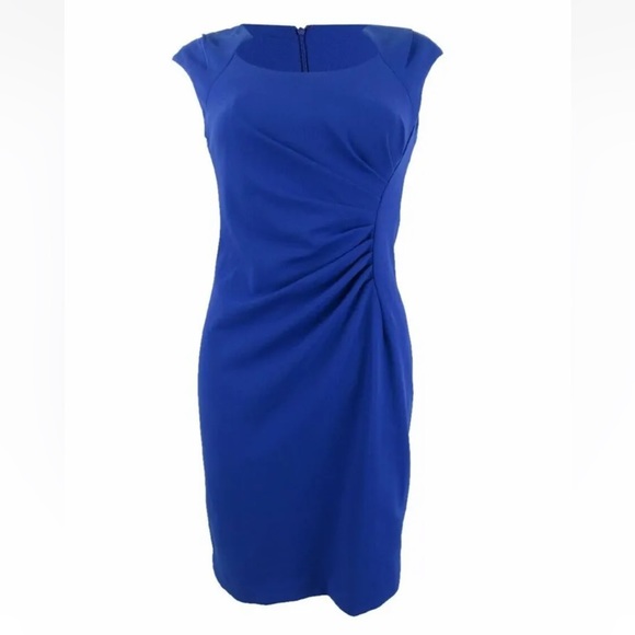 Calvin Klein Women's Cap-Sleeve Sheath Dress size 8 - Picture 2 of 14
